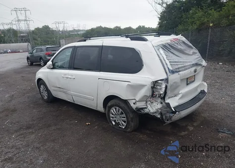 2014 Kia Sedona Lx из США, поврежденный, VIN KNDMG4C70E6538313